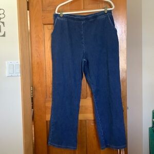 LL Bean perfect fit pants denim
